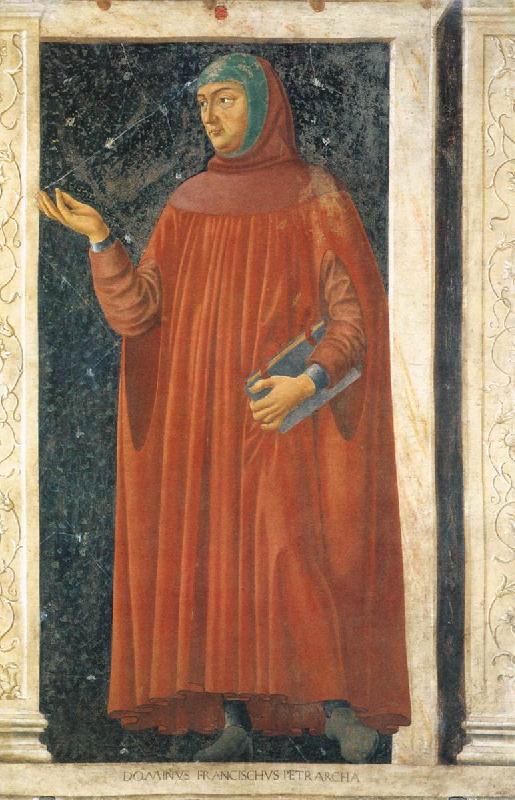 Andrea del Castagno Francesco Petrarca Norge oil painting art